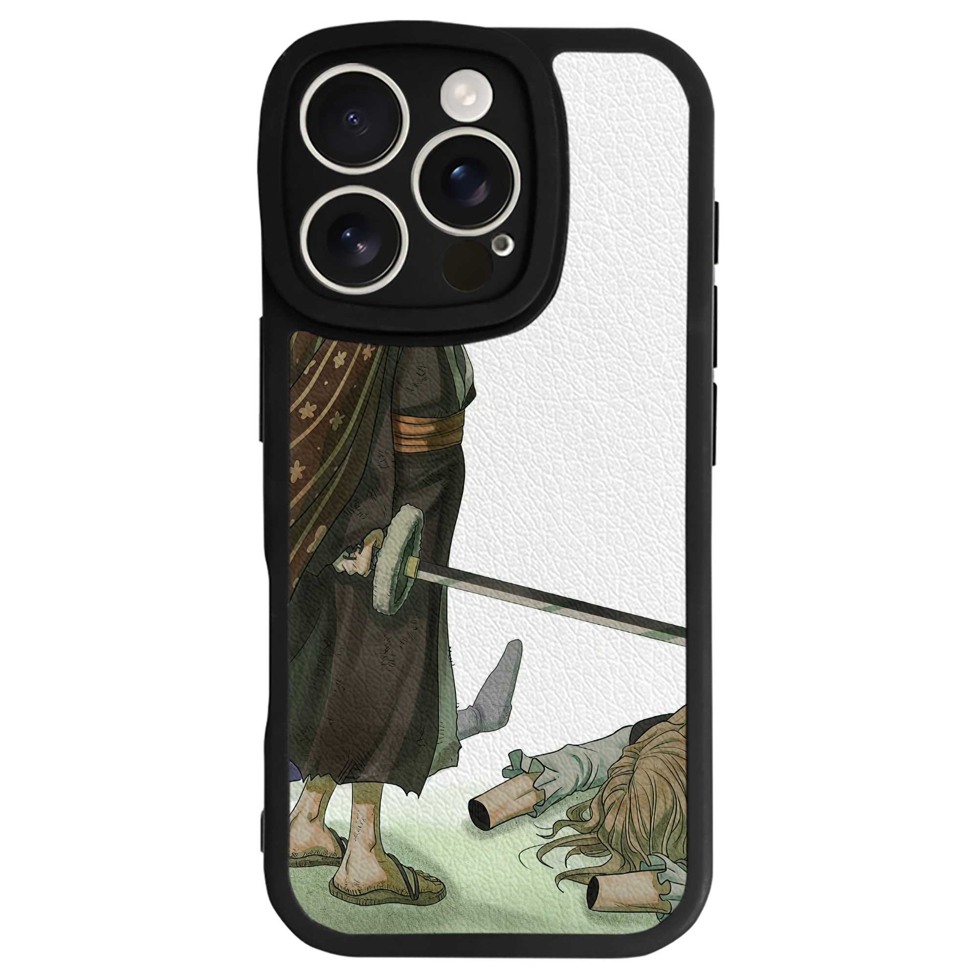 （画像用） ワンピース ONE PIECE 【iPhone 16シリーズ対応】シリコンスマホケース（レザー調） 材質：シリコン
